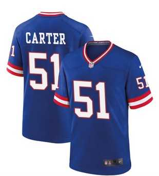 Men & Women & Youth New York Giants #51 Abdul Carter Royal Classic Stitched Game Jersey->new york jets->NFL Jersey